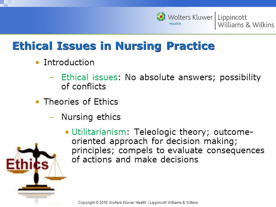 Ethical issues in nursing profession